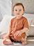 Honeycomb Jumpsuit for Babies rust 