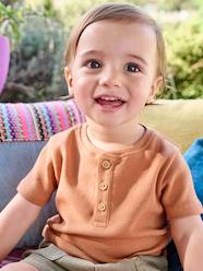 Honeycomb Grandad-Style T-Shirt for Babies