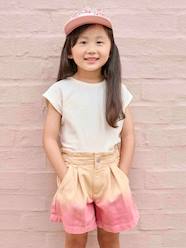 Girls-Shorts in Dip-Dye Fabric, for Girls