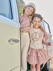 Girls-Skirts-Smocked Skirt with Ruffle, for Girls