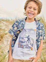 -Tank Top with Surfing Photoprint for Boys