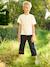 Cropped Lightweight Trousers Convert into Bermuda Shorts, for Boys beige+night blue+olive 