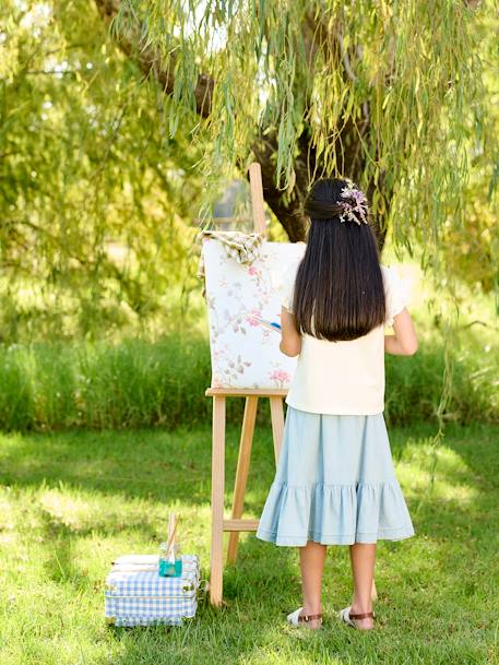 Ruffled Skirt in Lightweight Denim, for Girls double stone 