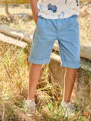 -Coloured Bermuda Shorts for Boys