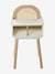 High Chair in FSC® Wood & Wicker white 