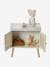 Changing Table in Straw & FSC® Wood, Poetry PINK LIGHT SOLID+white 