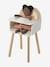 High Chair in FSC® Wood & Wicker white 