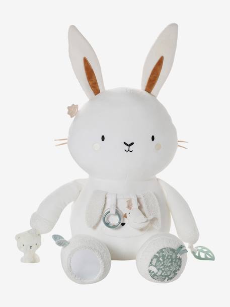 Plush Rabbit Activity Toy sage green 