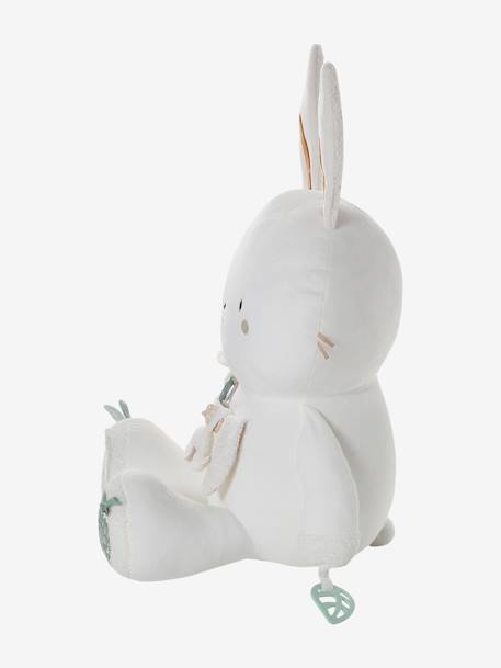 Plush Rabbit Activity Toy sage green 