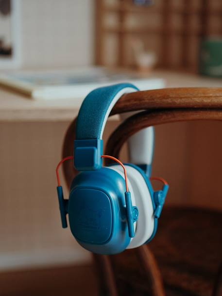 Noise-Cancelling Headphones Kidynoise - KIDYWOLF blue+green 