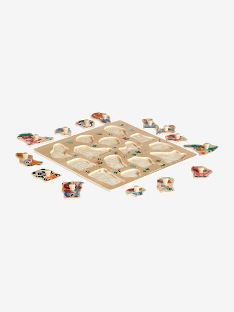 Happy Animals Peg Puzzle in FSC® Wood wood 