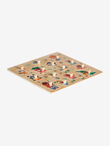 Happy Animals Peg Puzzle in FSC® Wood wood 