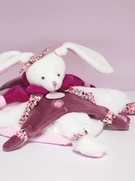 Cherry Rabbit - 27 cm Cuddle Cloth - DOUDOU ET COMPAGNIE rose 