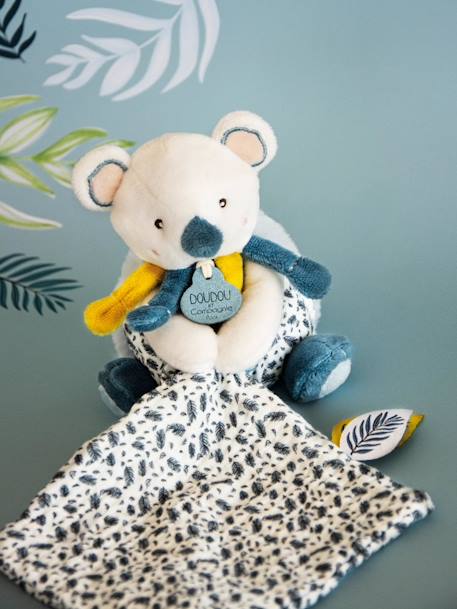 Yoca the Koala - Soft Toy with Comforter 15 cm - DOUDOU ET COMPAGNIE blue 