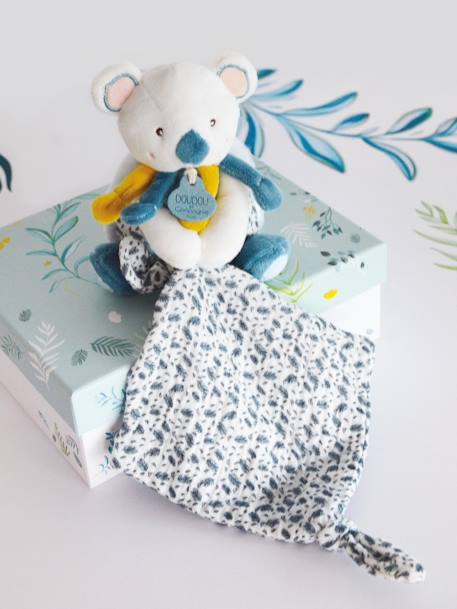 Yoca the Koala - Soft Toy with Comforter 15 cm - DOUDOU ET COMPAGNIE blue 