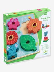 Toys-Educational Games-Puzz & Stack Happy - Shape-Sorting Puzzle & Stacking Game - DJECO