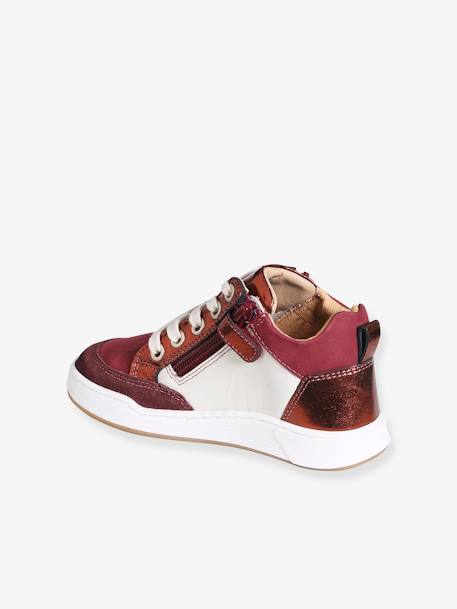 Trainers with Laces & Zips bordeaux red 