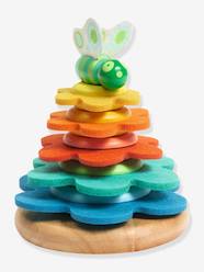 Toys-Baby & Pre-School Toys-Butterflower, Felt & Wooden Tower - DJECO