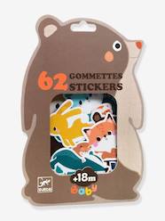 Toys-Arts & Crafts-Dough Modelling & Stickers-62 Animals Stickers - DJECO