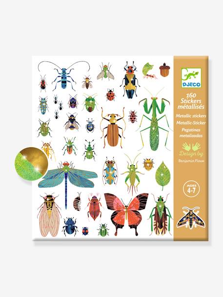 160 Metallic Micro-cosmos Stickers - DJECO multicoloured 