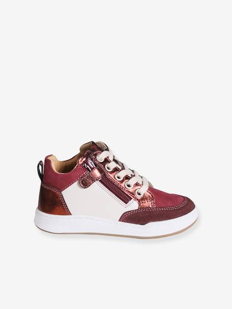 Trainers with Laces & Zips bordeaux red 