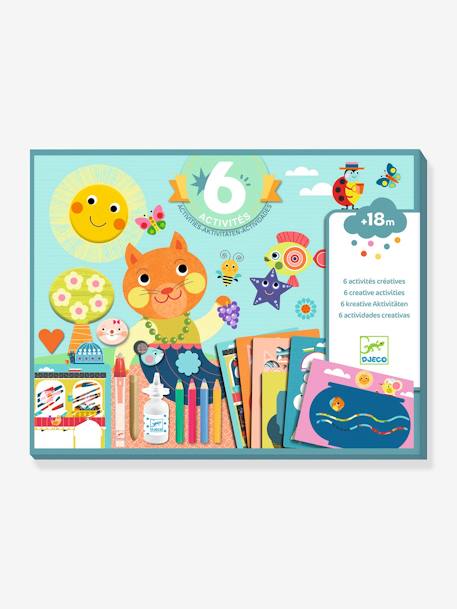 Box with 6 Activities, Cat & Friends - DJECO multicoloured 