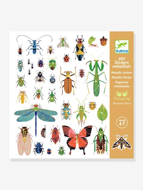 160 Metallic Micro-cosmos Stickers - DJECO multicoloured 