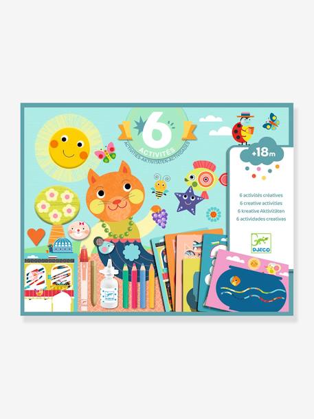 Box with 6 Activities, Cat & Friends - DJECO multicoloured 