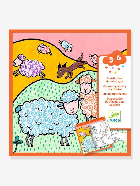 Colouring Activity Distributor - DJECO multicoloured 