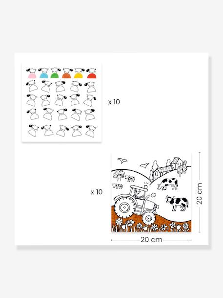 Colouring Activity Distributor - DJECO multicoloured 