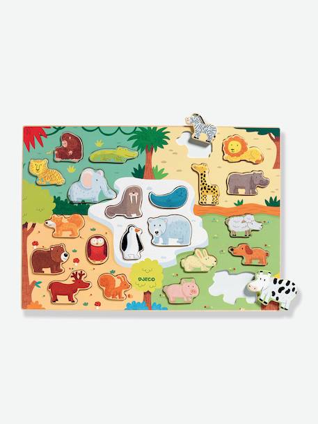 Animo Puzzle in Wood - DJECO multicoloured 