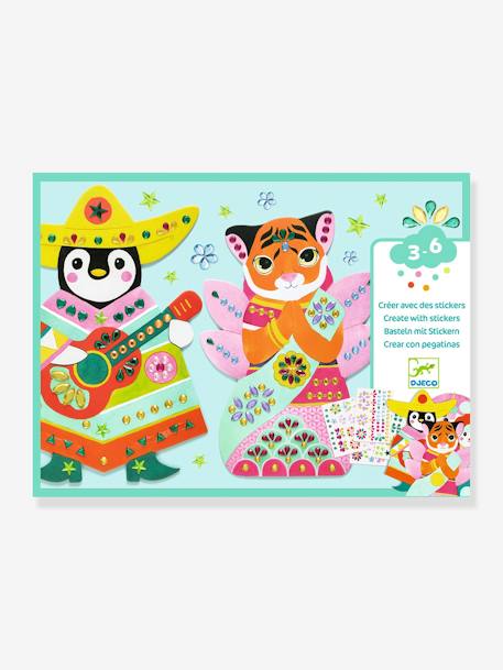 Sparkles - Create with Stickers Set by DJECO multicoloured 