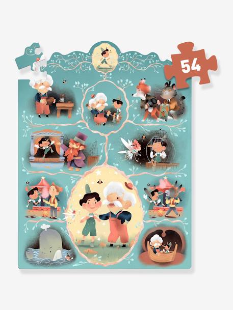 Pinocchio 54-Piece Puzzle - DJECO multicoloured 