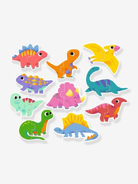 Duo Dinos Puzzle - DJECO multicoloured 