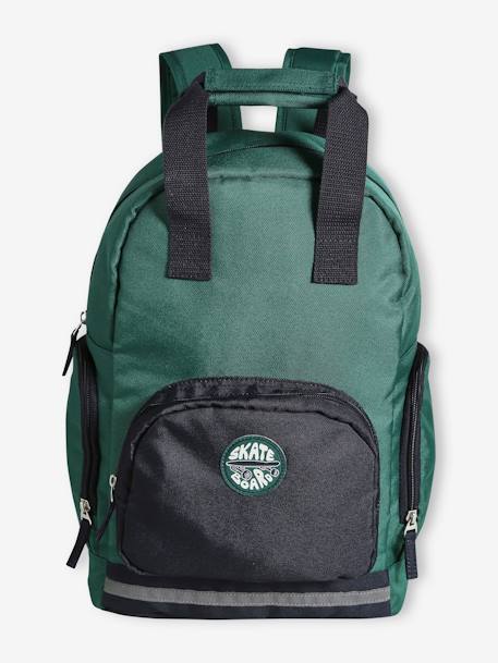 Colourblock Backpack for Boys green 