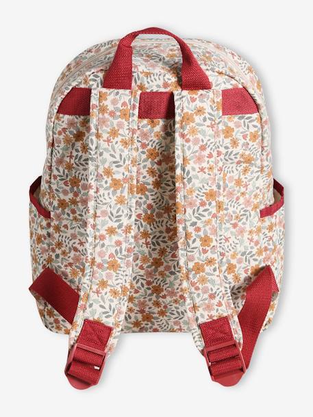 Flowers Backpack for Girls ecru 