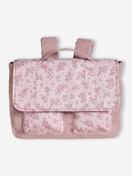 Mix Flowers Pre-School Satchel for Girls rosy 