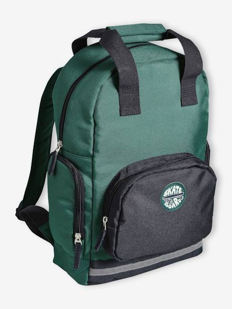 Colourblock Backpack for Boys green 