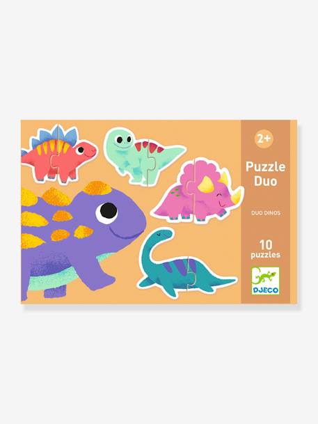 Duo Dinos Puzzle - DJECO multicoloured 