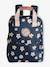 Daisies Backpack for Girls navy blue 