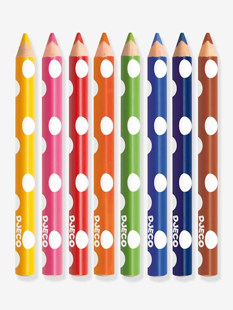 8 Colouring Pencils for Little Ones - DJECO multicoloured 