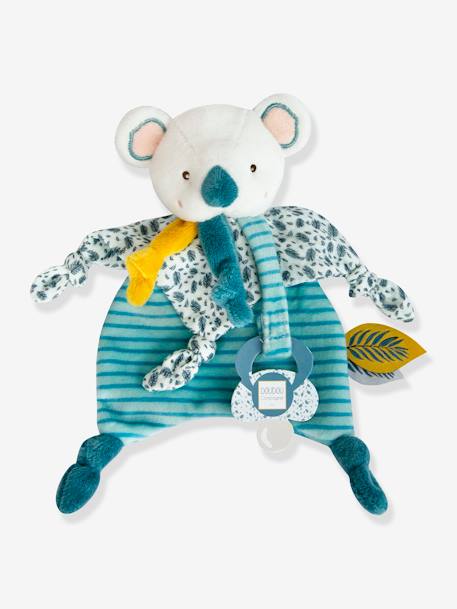 Yoca the Koala Dummy Clip Comforter - DOUDOU ET COMPAGNIE blue 