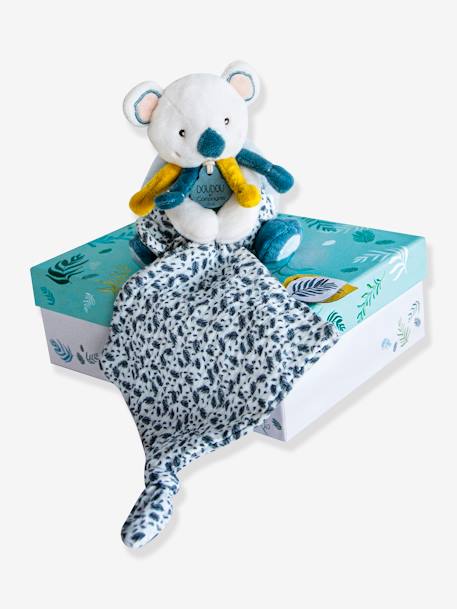 Yoca the Koala - Soft Toy with Comforter 15 cm - DOUDOU ET COMPAGNIE blue 