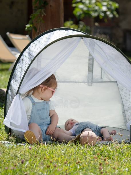 UV-Protection50+ Tent with Mosquito Net, by Babymoov Blue/Multi+green 