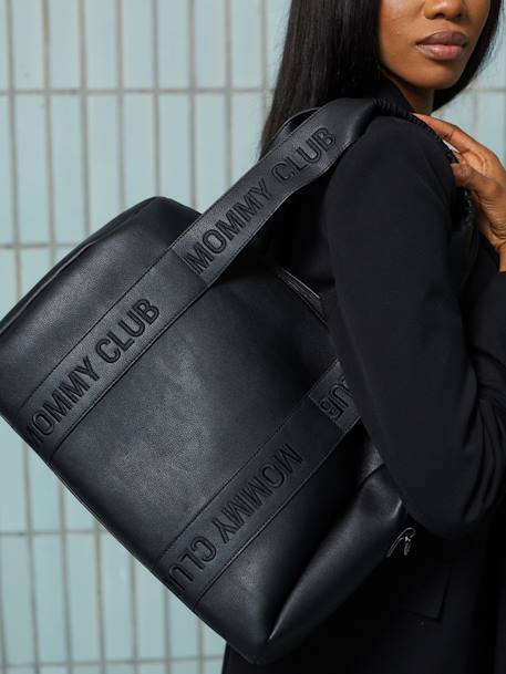 Changing Bag, Mommy Club by CHILDHOME black+brown+ecru 