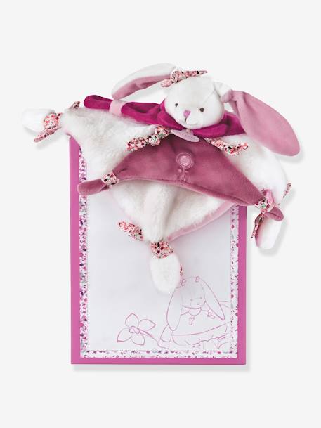 Cherry Rabbit - 27 cm Cuddle Cloth - DOUDOU ET COMPAGNIE rose 
