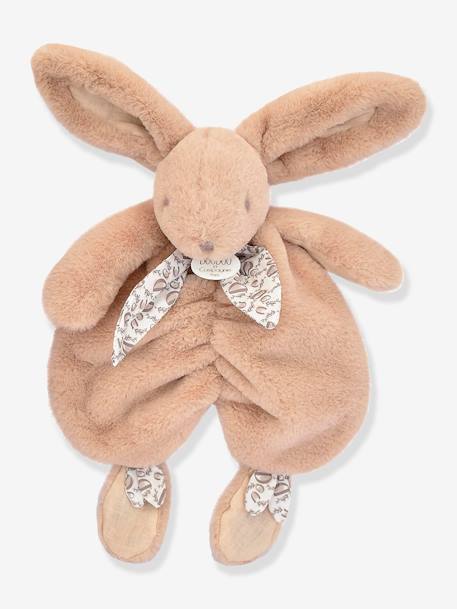 Bunny Soft Toy - DOUDOU ET COMPAGNIE rose+sage green+sandy beige 