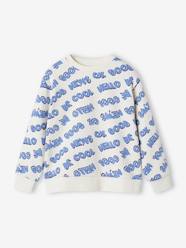 Boys-Long Sleeve Sweatshirt with XXL Inscriptions, for Boys