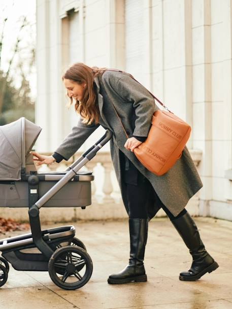 Changing Bag, Mommy Club by CHILDHOME black+brown+ecru 