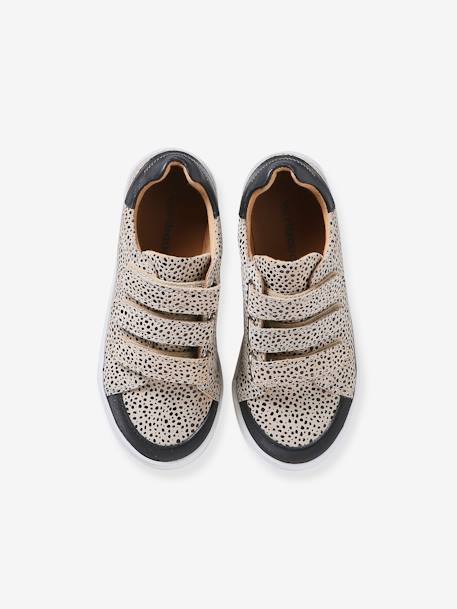 Leopard Print Trainers, for Girls printed beige 